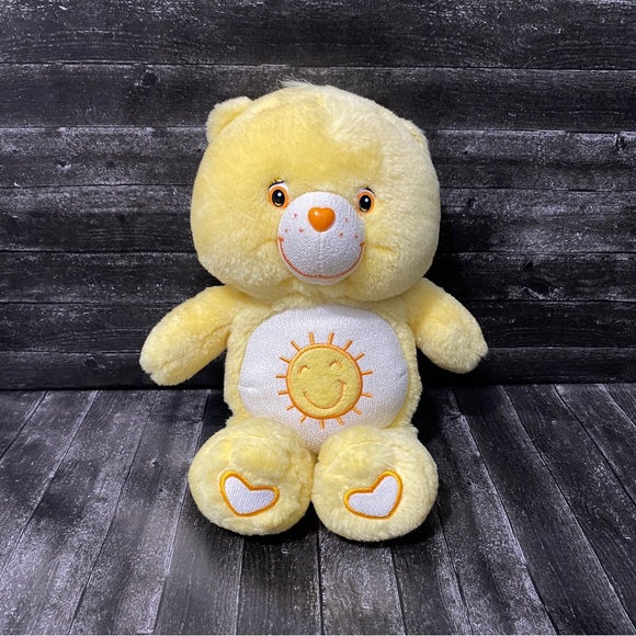 Care Bears Toys Vintage 203 Care Bears Funshine Yellow Sun Bear